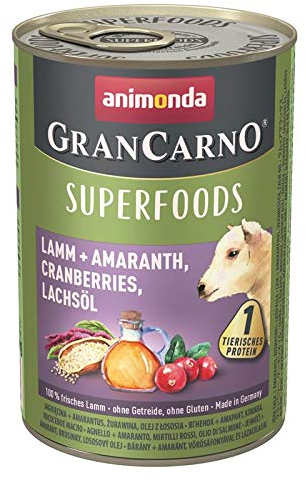animonda 400gx6 Lamm+Amar.+Cranb.+Lachsöl Gran Carno