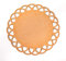 IVEI Lot de 2 sets de table ronds ornés de panneaux de bois MDF pour découpage et décoration