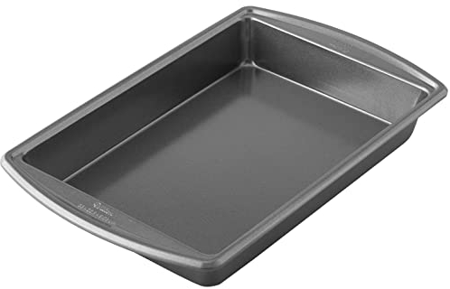 Wilton Platinum Premium Non-Stick Anti-Warp Bakeware, Made Without PFAs, Oblong Pan, 9 x 5 x 2.7 in, Packaging May Vary