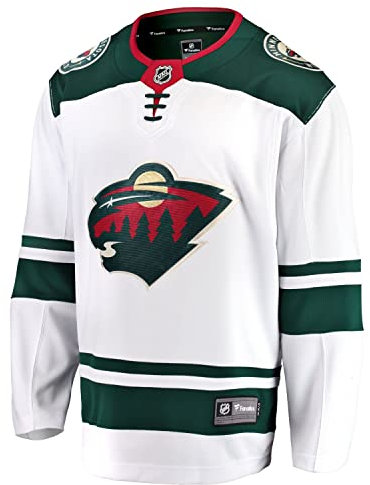 Fanatics Minnesota Wild Breakaway NHL Trikot Away Weiß