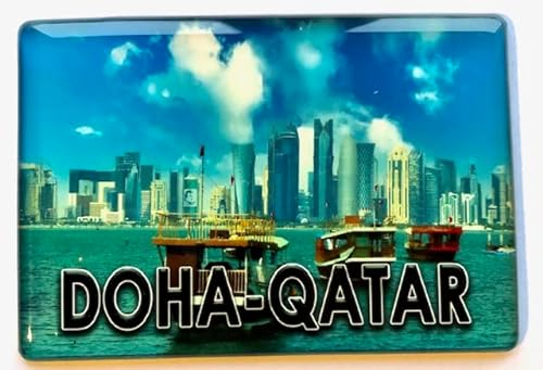 Doha Katar Souvenir Kühlschrankmagnet Doha - Katar Geschenkartikel Doha Magnet Doha Souvenir
