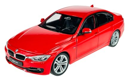 Welly B-M-W 3er F30 335i Limousine Rot 2011-2019 1/24 Modell Auto Die Cast Metall Neu im Kasten