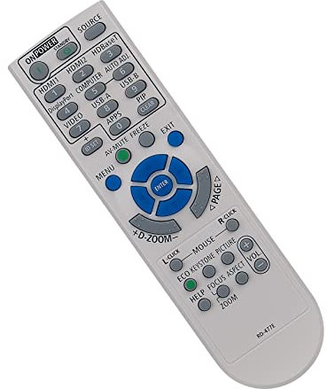 RD-477E Ersatzfernbedienung -VINABTY-Fit für NEC Projektor RD477E Fernbedienung NP-PE506UL NP-MC322W ME423W NP-MC342X NP-MC372X NP-PE505XL MC332W MC332WG