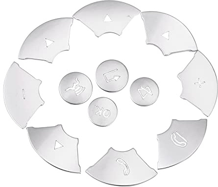 BRADOC Car Interior Steering Wheel Button Switch Order Cover Sticker for W204 W212 W221 X204 C200 C250