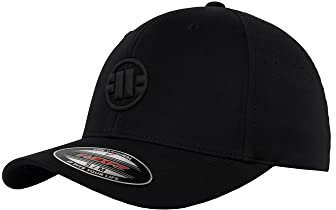 PITBULL Kappe Full Cap Pit Bull West Coast Tech Logo Baseballkappe S/M Schwarz