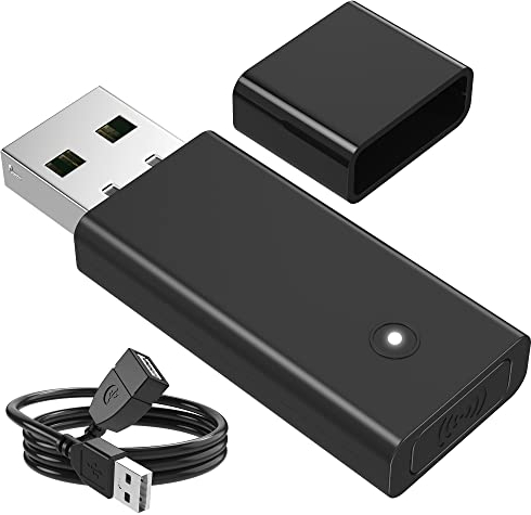 sevkumz Adaptador inalámbrico para Xbox One Windows 10/11/8/8.1/7 USB compatible con controlador Xbox One, Xbox One X, Xbox One S y Elite Series Controller