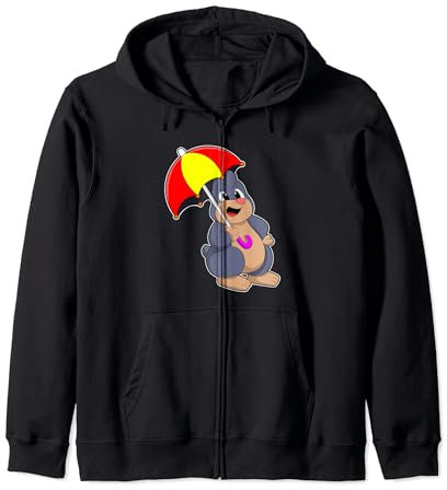 Maulwurf Regenschirm Kapuzenjacke