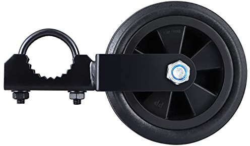 Skelang Gate Support Wheel 152mm, Gate Helper Castor, Heavy Duty Caster for Metal Swing Gate, Chain Link Fence with 1-5/8 Inches Thru 2 Inches, Load Capacity 227 KG