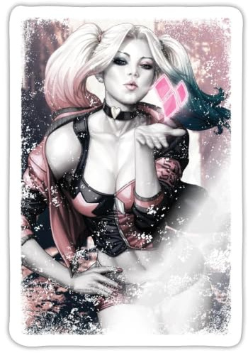 Harley Quinn Comic Sticker Aufkleber