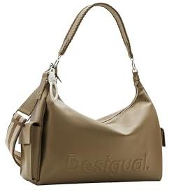 Desigual BAG_HALF LOGO 24 KAKI BRAS, 4092 KAKI, U
