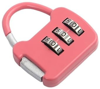 Cadenas Code 1 pièces couleur Mini Code cadenas chariot boîte Code serrure Cadenas (Color : Pink)