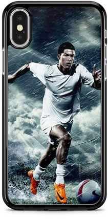 Générique 286 Case for iPhone XR Silicone TPU Legend Football Gold Ronaldo Messi Neymar Mbappe 194 Ref 286