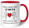 GRAVURZEILE Bedruckte Tasse mit Spruch - Deine Fürze stinken - Geschenk für Paare zum Valentinstag - Spülmaschine & Mikrowelle geeignet - Partner Geschenke für Sie & Ihn - Farbe: Rot