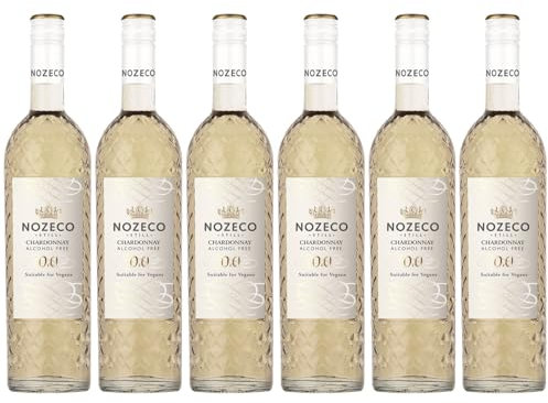 Nozeco - Still Chardonnay, Aromatised Drink made from alcohol-removed White Wine - - Vegan - Case of 6 (6 x 0.75 L)