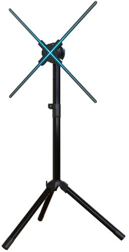 hologram 3D Fan Stand with Multi-Function Base,3D holographic fan Tripod Stand, Fan Foldable Stand,Fits 15.5-39.4 inch holographic fan