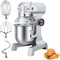 LEEVOT 3in1 Küchenmaschine knetmaschine, Edelstahl-Schüssel 10 Litres, 500W Teigmaschine, 2-stufig einstellbarer Planetenrührwerk mit Schutzabdeckung.