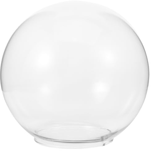 HOLIDYOYO Paralume A Sfera In 1 Pezzi Sostituzione Paralume Rotondo Trasparente Illuminazione A Sfera Copre Accessori Per Lampadari A Sospensione Applique Da Parete