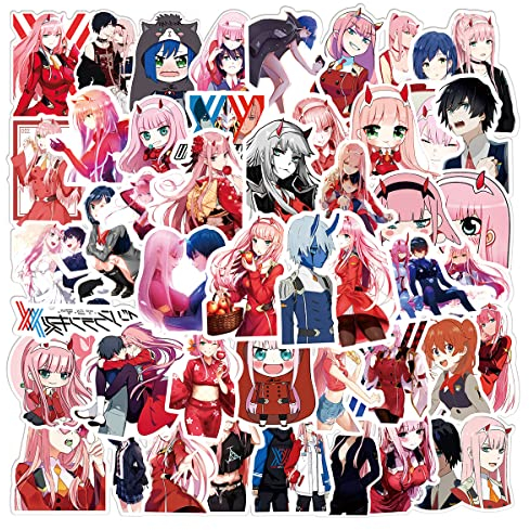 50 Blatt Niedliche Cartoon Wasserdichte Aufkleber,Cute Anime Aufklebers für Manga Fans,DIY Kawaii Karikatur Aufkleber Ästhetisch Stickers für Motorrad Koffer Laptop Gitarre Skateboard Wasserflasche