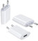 Wonvify 3 Pieza Cargador USB 5V/1A Universal, Adaptador de Enchufe de Carga USB A, Cabeza Charger Movil Compatible with i-Phone XS MAX XR X 8, 7, 6, 6S, 5S Plus, i-Pad, Xiaomi, Samsung, Auriculares