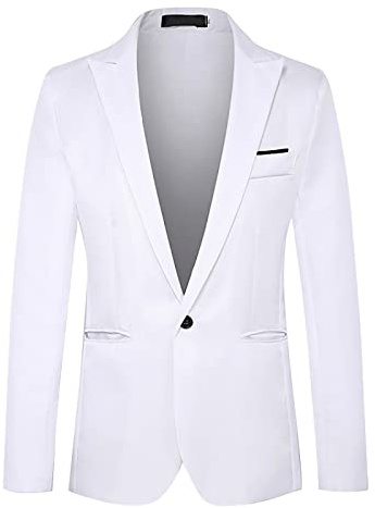 SRZYMJ Sakko Herren Baumwoll Regular Fit Schalkragen Anzugjacke 2 Knopf Jacke mit Reverskragen Strick Sakko Herren Anzug Regular Fit für Arbeit,Party,Business Lederblazer Für Männer Trenchcoat Hemd