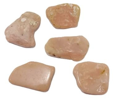 Opale Rose Roulée 15 à 30 MM, Pierre Naturelle de Lithothérapie, 1 Unité