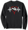 Heartbeat, motosega, boscaiolo, falegname, regalo per uomini e donne Felpa