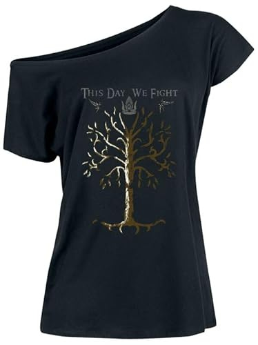 Herr der Ringe This Day We Fight Frauen T-Shirt schwarz