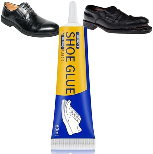 Shoe Glue Sole Repair Kit, Quick Fix Crystal Clear Adhesive for Leather, Rubber, Heels, Long-lasting Bond, Professional Shoe Repair Solution.