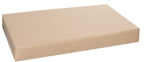 Best Wool Palettenkissen 120 x 80 cm – Sitzkissen für Europaletten, Palettenpolster mit granuliertem Polyurethan-Schaum, gesteppt, bequem, pflegeleicht, für Garten, Terrasse, Balkon, Beige