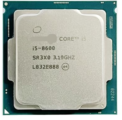 Processore CPU Core i5 8600 da 3,1 GHz a sei core e sei thread 65 W LGA 1151