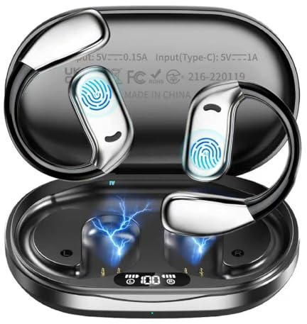 Dreamda Auriculares traductores con IA en Tiempo Real: Dispositivo de traducción 3 en 1 con 144 Idiomas, traductor español-inglés, Auriculares traductores de oído Abierto para Viajes y Aprendizaje