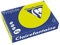 Clairefontaine 2975C - Ries Druckerpapier / Kopierpapier Trophee, intensive Farben, DIN A4, 80g, 500 Blatt, Fluoreszierendes Grün, 1 Ries