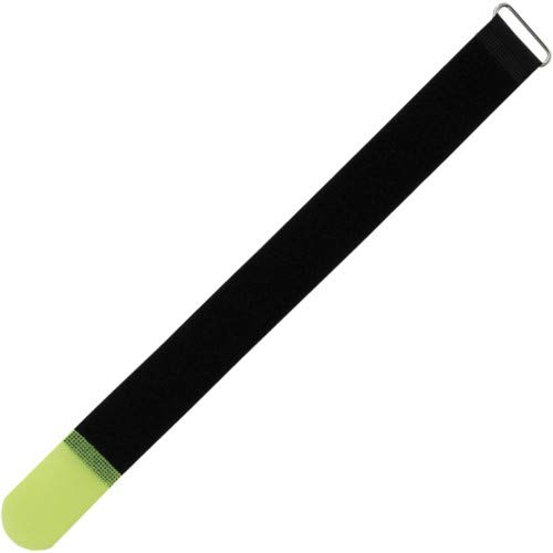 Adam Hall Kabelbinder Klettband mit Oese 40x4cm gelb