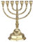 Menora Kerzenhalter Menorah 7-armiger Kerzenhalter Höhe 23cm