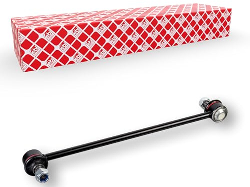 febi bilstein 22993 Verbindungsstange mit Sicherungsmuttern, 1 Stück | Kompatibel mit: TOYOTA CELICA Coupe, COROLLA, COROLLA Kombi, COROLLA Liftback, COROLLA Stufenheck