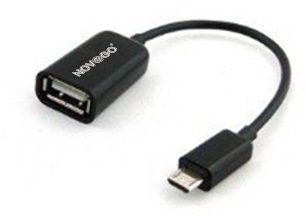 NOVAGO Câble OTG Micro USB Compatible avec Samsung A10,S7 S6 S5 /Galaxy Note,Galaxy Tab 3 8''/10' /Tab 4/Tab S,Galaxy Tab Pro 10'',Huawei P Smart 2019 Y5 Y6, Honor 8X (Gris)