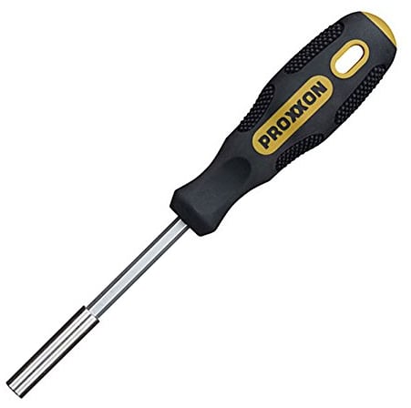 PROXXON 22281 Schraubendreher mit 6 kant Magnethalter 6,3mm (1/4) mit Loch zum Aufhängen im Griff