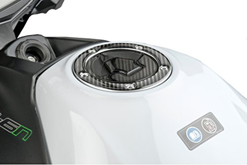 Puig 8402C Tank Cap Protectors model specific design, Carbon