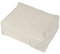 Handelsturm Rechteckiges Kissen Yogakissen und Meditationskissen mit Trageschlaufe ca. 40 x 30 x 15 cm mit Füllung aus Buchweizen Abnehmbarer Bezug aus 100% Leinen Separates Innenkissen