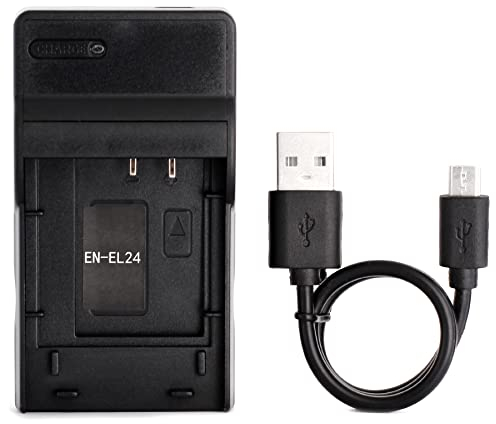 EN-EL24 USB Chargeur pour Nikon 1 J5 Caméra et Plus