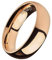 Piersando Band Ring Edelstahl Bandring Ehering Partnerring Trauring Verlobungsring Damen Herren Freundschaftring Rosegold Größe 51 (16.2) Breit 3mm