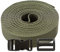 Roban Fashion Gurtband Polypropylen 5m mit Schnallen Klickverschluss/Klippverschluss x5 und x10 Leiterschnallen 40mm,Oliv