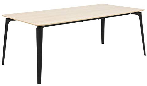 PKline Esstisch Coy 100x200cm Eiche schwarz Holztisch Küchentisch Esszimmertisch Tisch