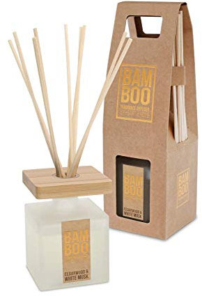 History & Heraldry Fragrance Diffuser Cedarwood and White Musk Bamboo Range By Heart and Home