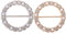 SOIMISS 2 Stück Brosche Damen: T Hemd Cinch Clips Waist Clip Ring Elegante Schals Taille Schnalle Kleidung Ring Wrap Halter Mode Decoratice Zubehör für Brautkleid Halstuch T- Shirt Schal