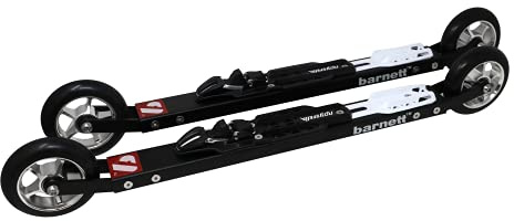 RSE 530 Bindung NNN - Patinete de esquí de fondo para esquí de fondo, marco de aluminio, rodamientos ABEC 7, color negro, talla 42-47