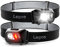 Lepro Lampe Frontale Puissante, Lampe Frontale LED 1500 lux avec Lumiere Rouge et 6 Modes d'Eclairage, Lampe Torche Frontale a Piles Etanches IPX4 pour Cyclisme, Camping, Randonnee, Bricolage - 2pcs