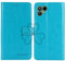 TienJueShi Blau Retro TPU Silikon Flip Book Stand Brief Leder Tasche Schütz Hülle Handy Case Für Fairphone 4 6.3 inch Abdeckung Wallet Cover Etui