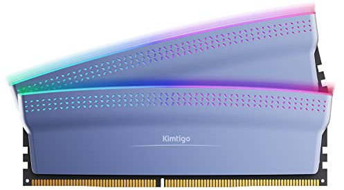 Kimtigo DDR4 32 Go (16 Gox2) 3600 MHz PC4-25600 CL19 1,2 V U-DIMM Unbuffered Non ECC pour Jeux et Hautes Performances Compatible avec mémoire de Bureau