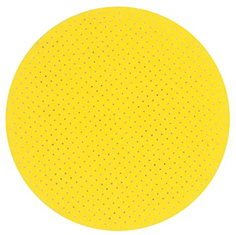 BOXTEC Klett-Schleifpapier (perforiert) D225 mit VE 25 Stück f. Trockenbauschleifer Edelkorund, Körnung:P120 (25er-PACK / Ø225)